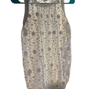 🎄Floral Lace Sleeveless Top